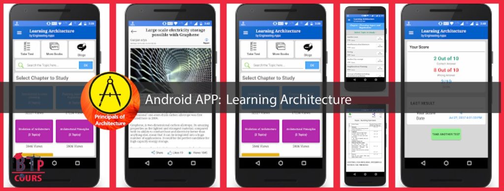 Android application sur BTP-Cours.com