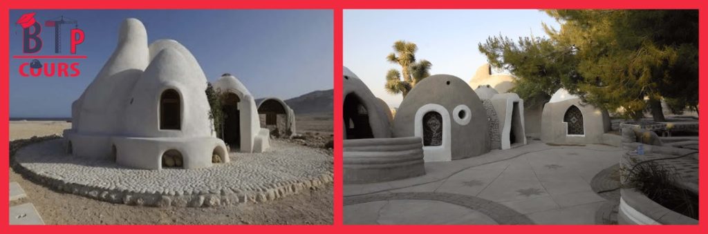batiment Superadobe finis Superadobe (Eco-dôme)