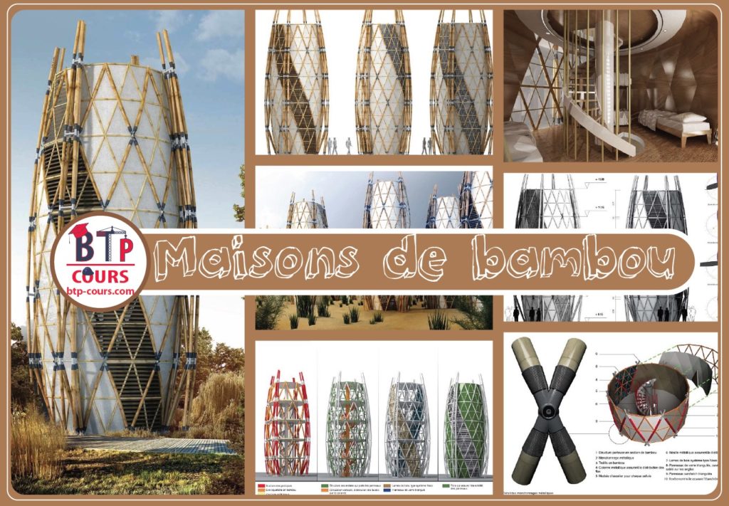 Maisons de bambou architecture écologique