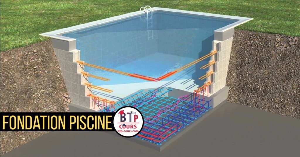 Fondation piscine fondation piscine béton