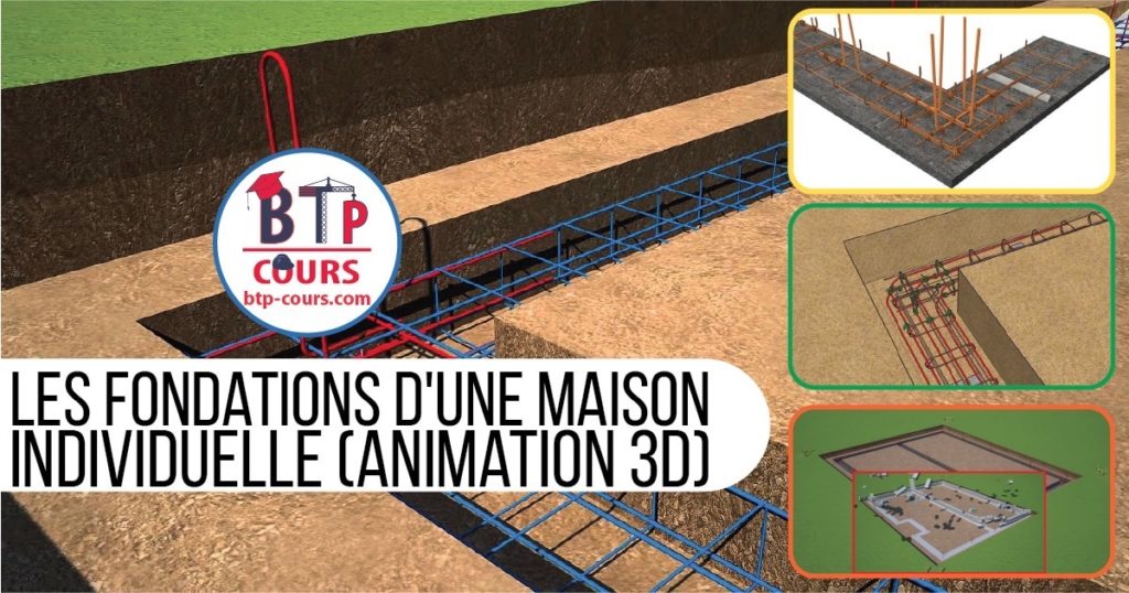 Les fondations d'une maison individuelle fondations maison