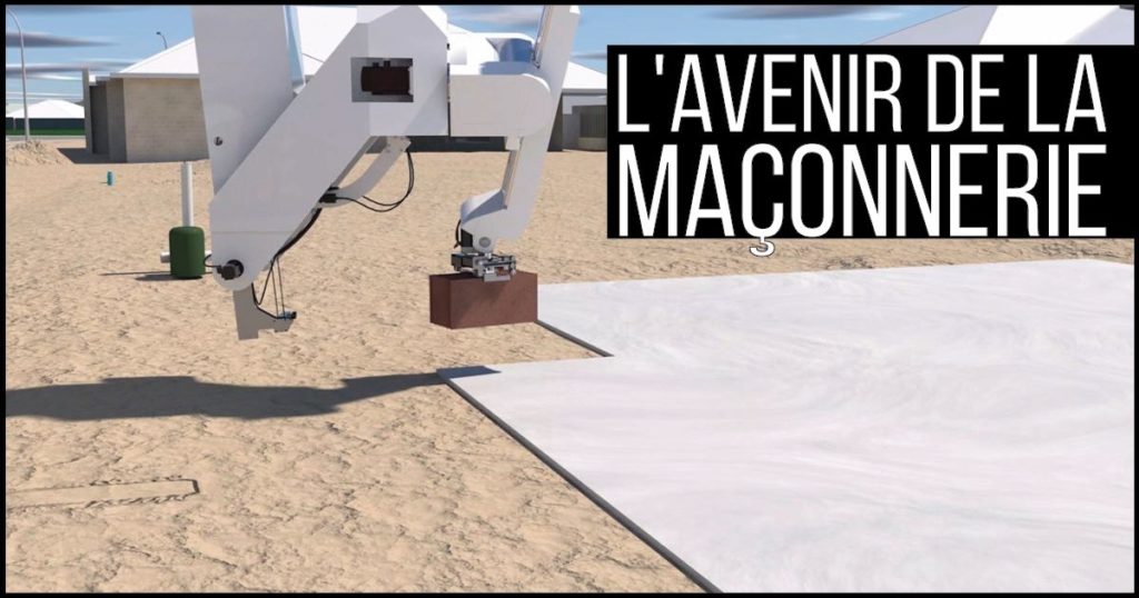 L'avenir de la maçonnerie robot maçon