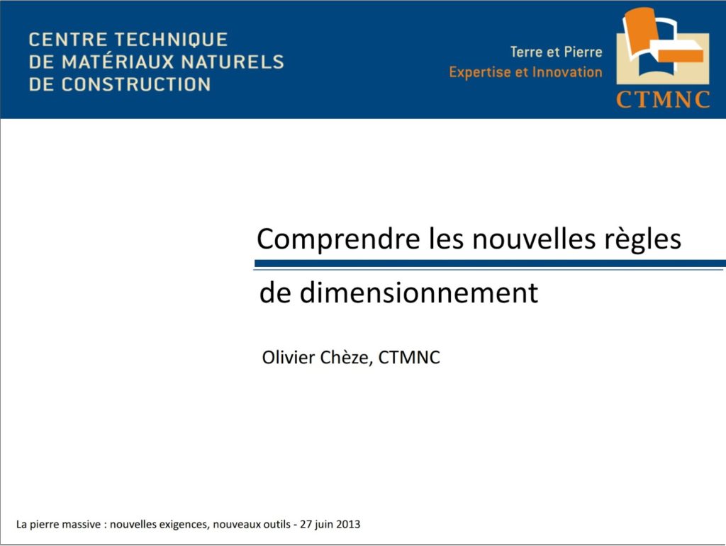 Comprendre les nouvelles Règles de dimensionnement Eurocodes et DTU
